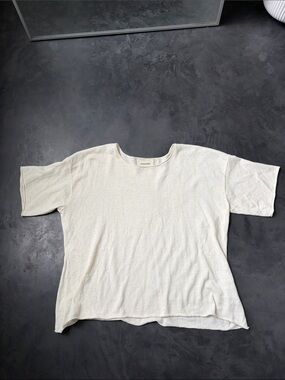 NWT Shaina Mote Cotton Linen Tee